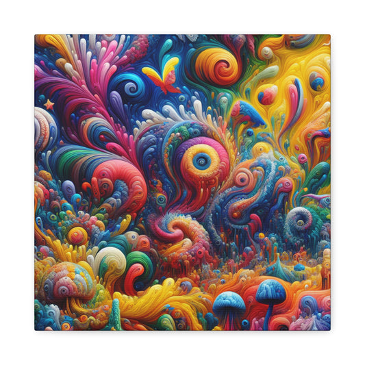 Bunter Meeresgrund von Sebastian Castellucci -Canvas