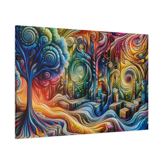 Verborgene Stadt von Theodore Ashwood Harmony -Canvas -Wandgemälde