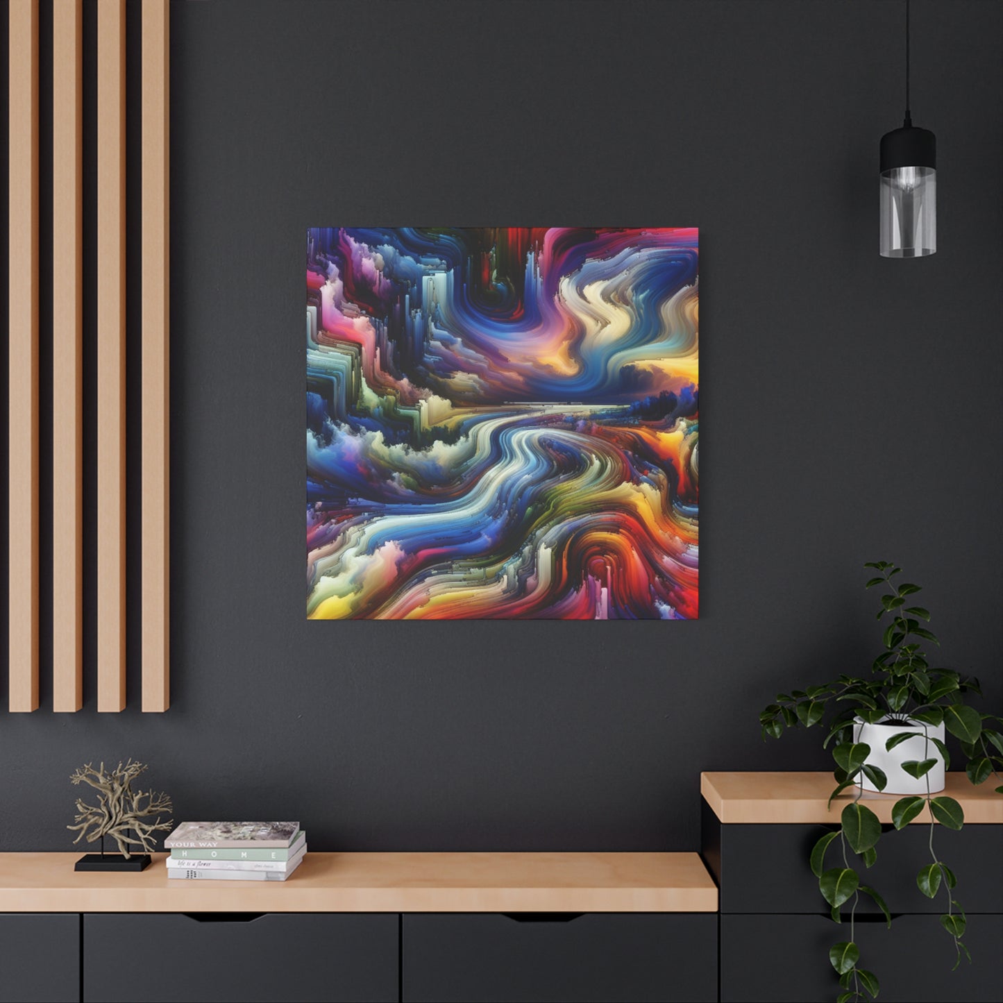 Bunter Vielfalt von Sebastian Kensington -Canvas -Wandgemälde