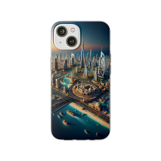 Dubai Dreams: Dein Handy-Cover in luxuriösem Glanz mit dem Design der Wahrzeichen Dubais wie z.B. Burj Khalifa oder dem Burj al Arab!