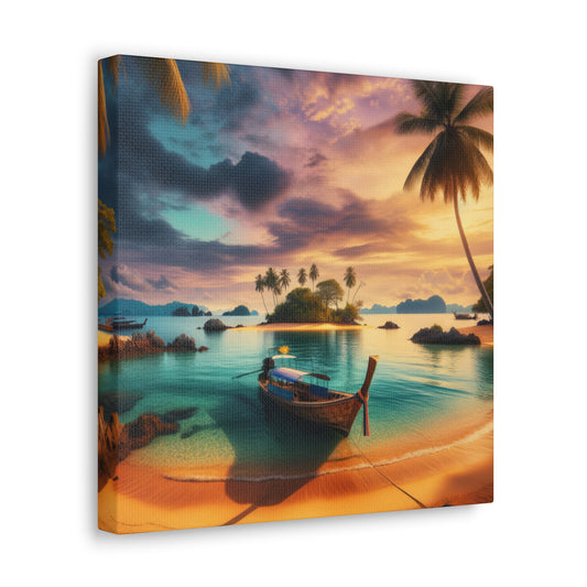 Entdecke die Schönheit Thailands: Atemberaubende Strand- und Meereslandschaften für Dein Zuhause - Canvas - Wandbild