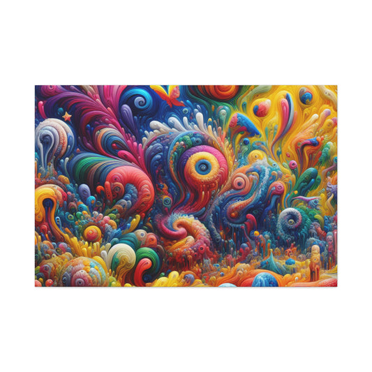 Bunter Meeresgrund von Sebastian Castellucci -Canvas