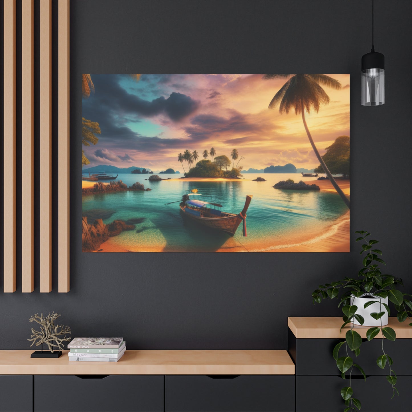 Entdecke die Schönheit Thailands: Atemberaubende Strand- und Meereslandschaften für Dein Zuhause - Canvas - Wandbild