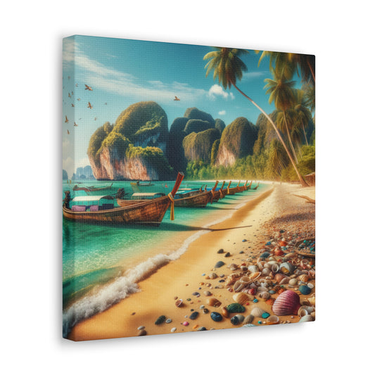 Entdecke die Schönheit Thailands: Atemberaubende Strand- und Meereslandschaften für Dein Zuhause - Canvas - Wandbild