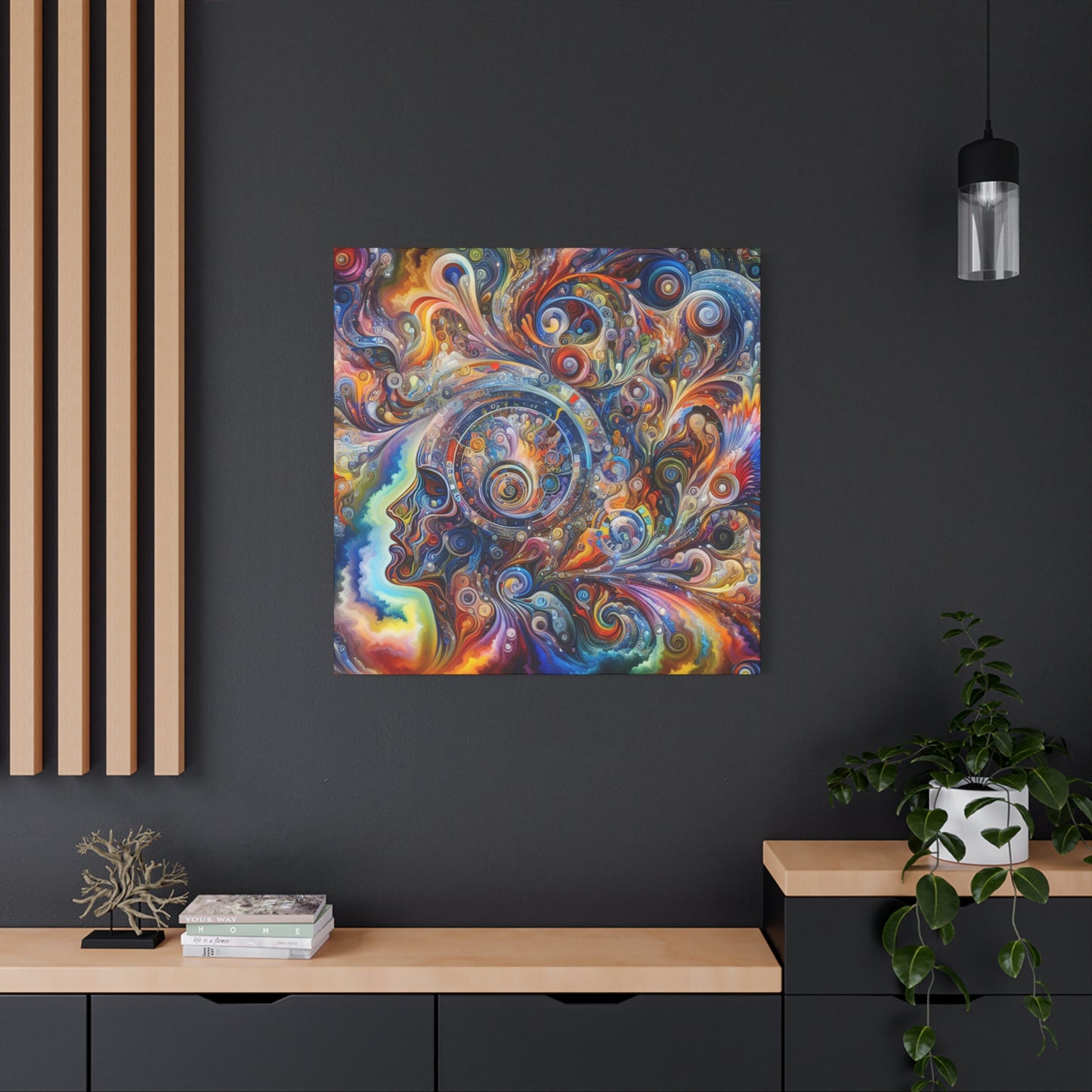 bunter Punk vonTheodore Vanborough Bloomfield -Canvas