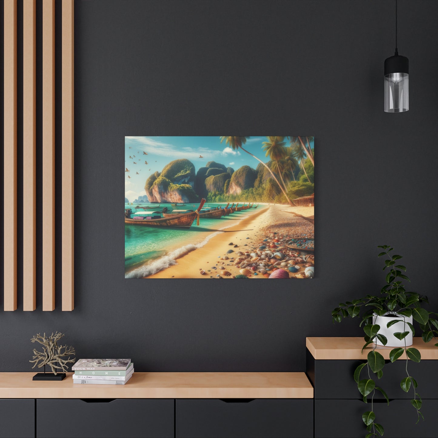 Entdecke die Schönheit Thailands: Atemberaubende Strand- und Meereslandschaften für Dein Zuhause - Canvas - Wandbild