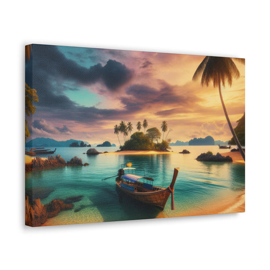 Entdecke die Schönheit Thailands: Atemberaubende Strand- und Meereslandschaften für Dein Zuhause - Canvas - Wandbild