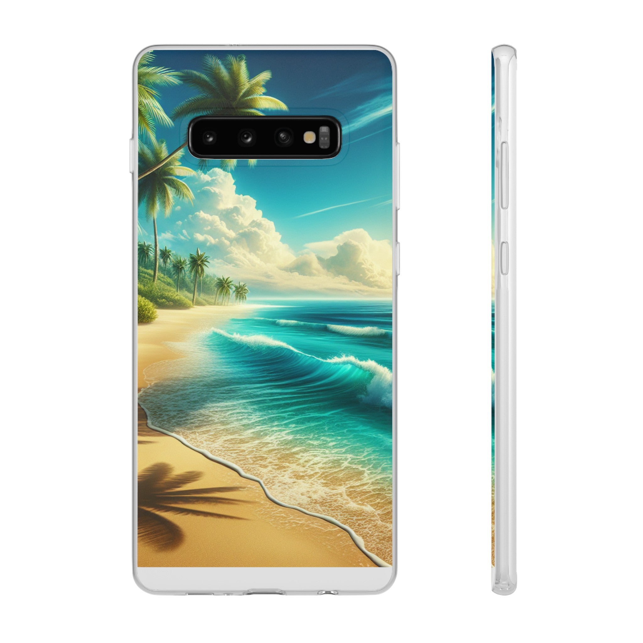 Strandparadies Handy Cover - Für iPhone & Samsung, Tauche ein in die Wellen - Die Inspiration für einen baldigen Urlaub