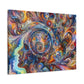 bunter Punk vonTheodore Vanborough Bloomfield     -Canvas