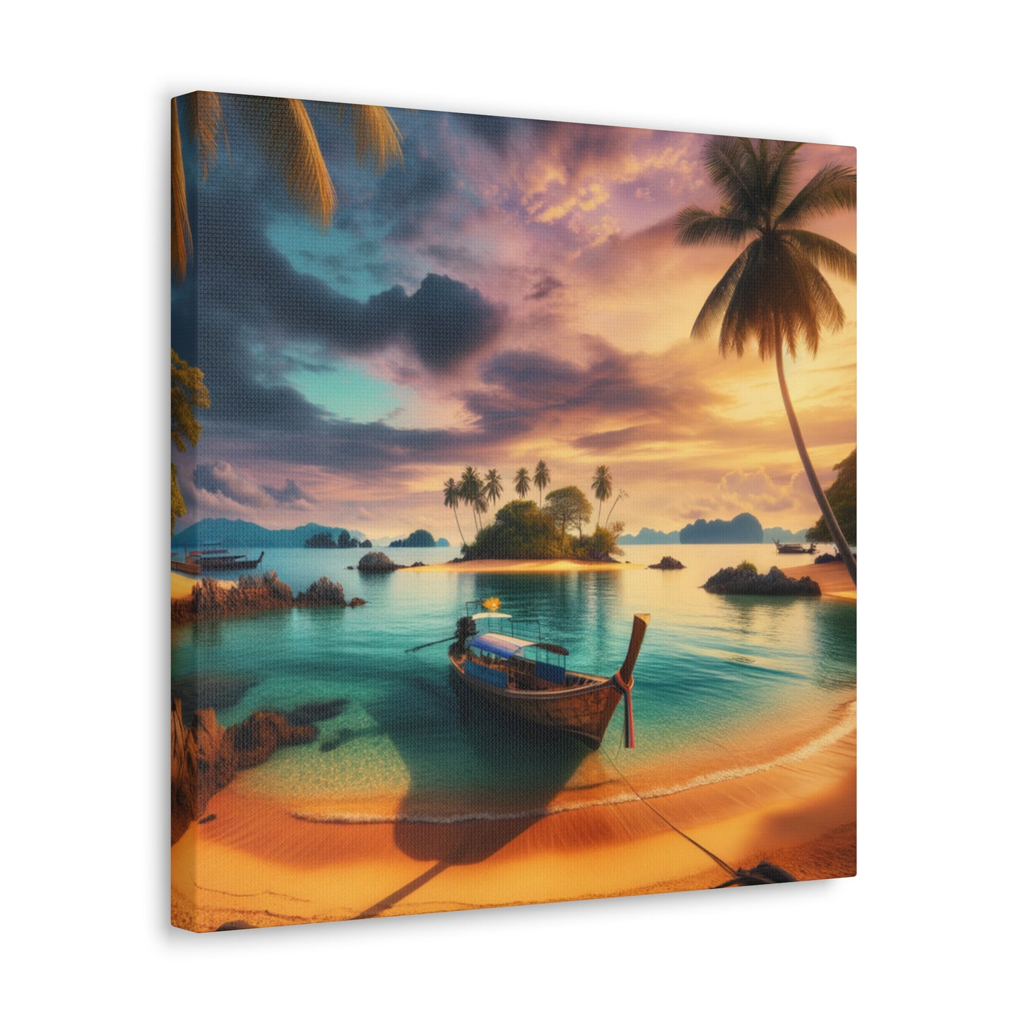 Entdecke die Schönheit Thailands: Atemberaubende Strand- und Meereslandschaften für Dein Zuhause       - Canvas  - Wandbild