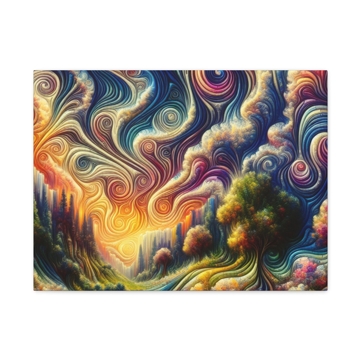 bebender Himmel von Edgar Bellefontaine    -Canvas -Wandgemälde