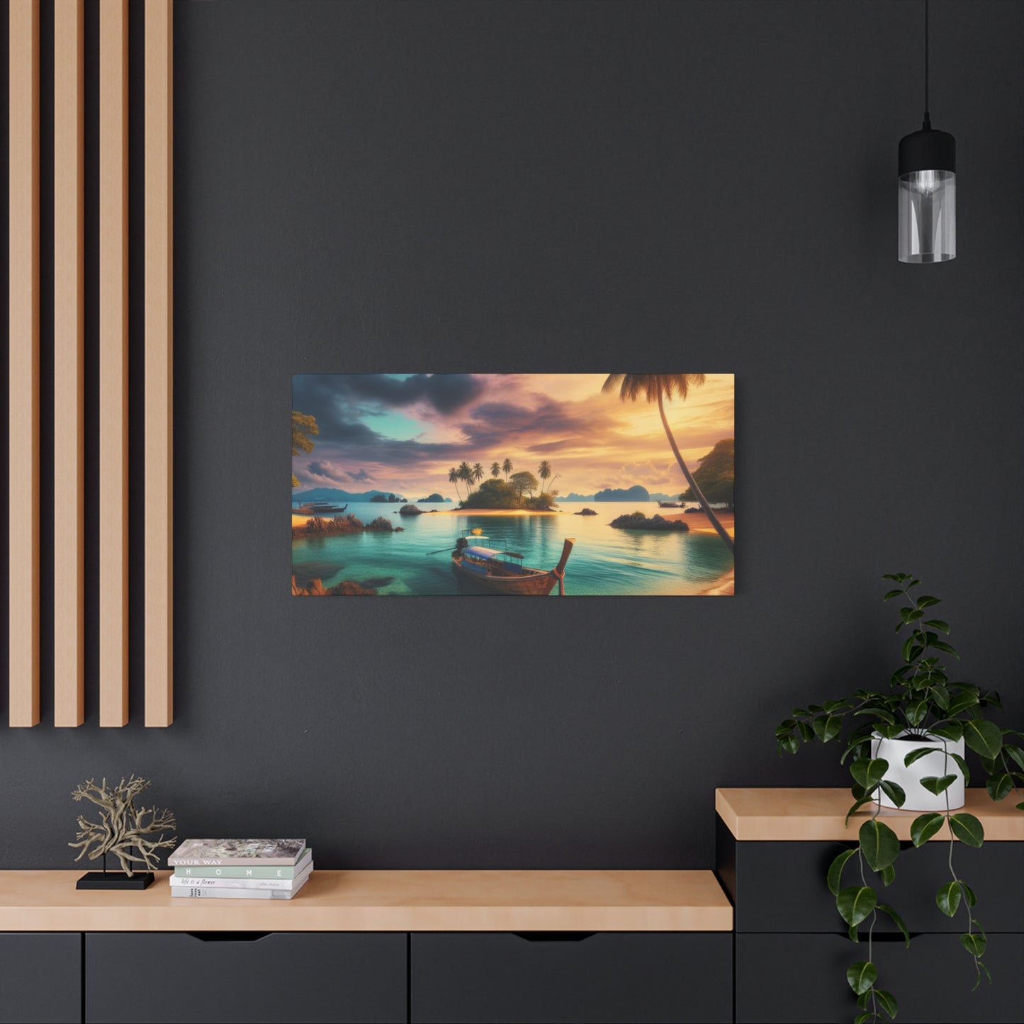 Entdecke die Schönheit Thailands: Atemberaubende Strand- und Meereslandschaften für Dein Zuhause       - Canvas  - Wandbild