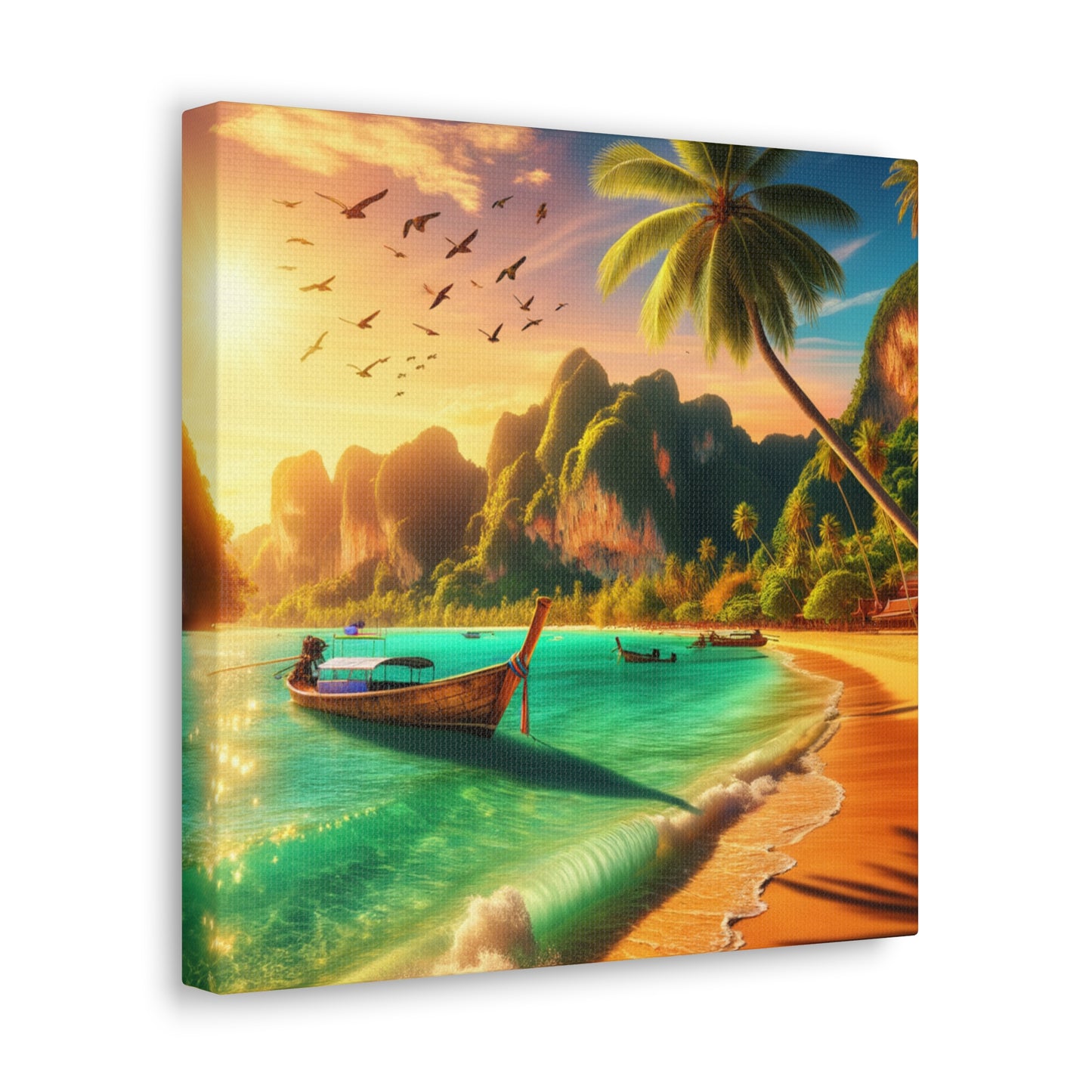 Entdecke die Schönheit Thailands: Atemberaubende Strand- und Meereslandschaften für dein Zuhause       - Canvas  - Wandbild