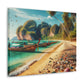Entdecke die Schönheit Thailands: Atemberaubende Strand- und Meereslandschaften für Dein Zuhause    - Canvas  - Wandbild