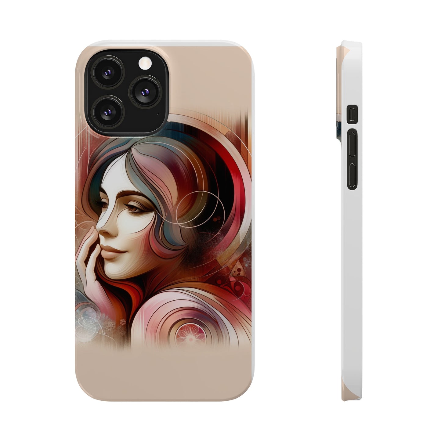 Herzensflüstern: Verzauberte Liebesmuse Handy - Cover - eine verliebte Frau