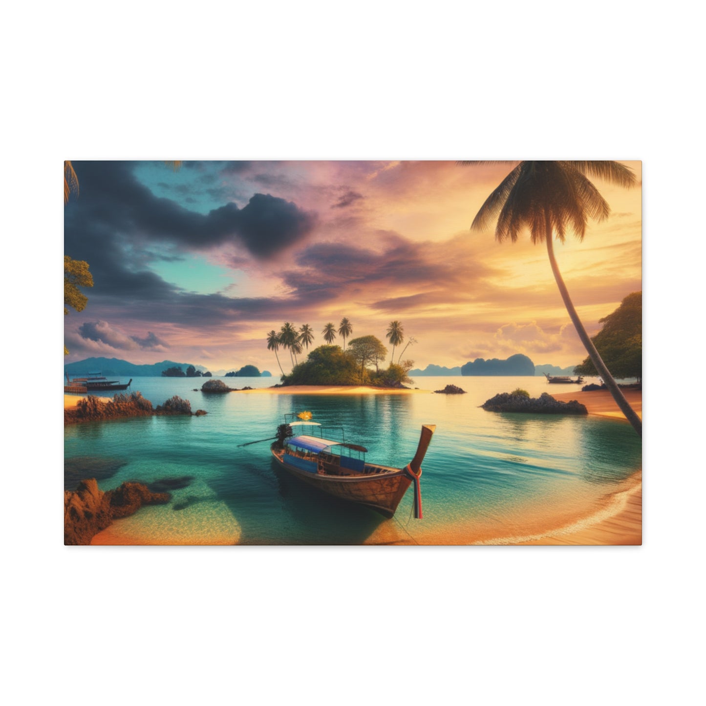 Entdecke die Schönheit Thailands: Atemberaubende Strand- und Meereslandschaften für Dein Zuhause       - Canvas  - Wandbild