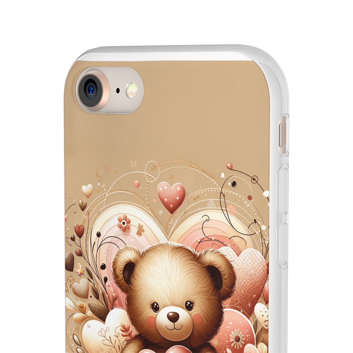 Herzenswärme: Niedlicher Teddybär mit Liebe Handy-Cover   -für verliebte und die es werden möchten