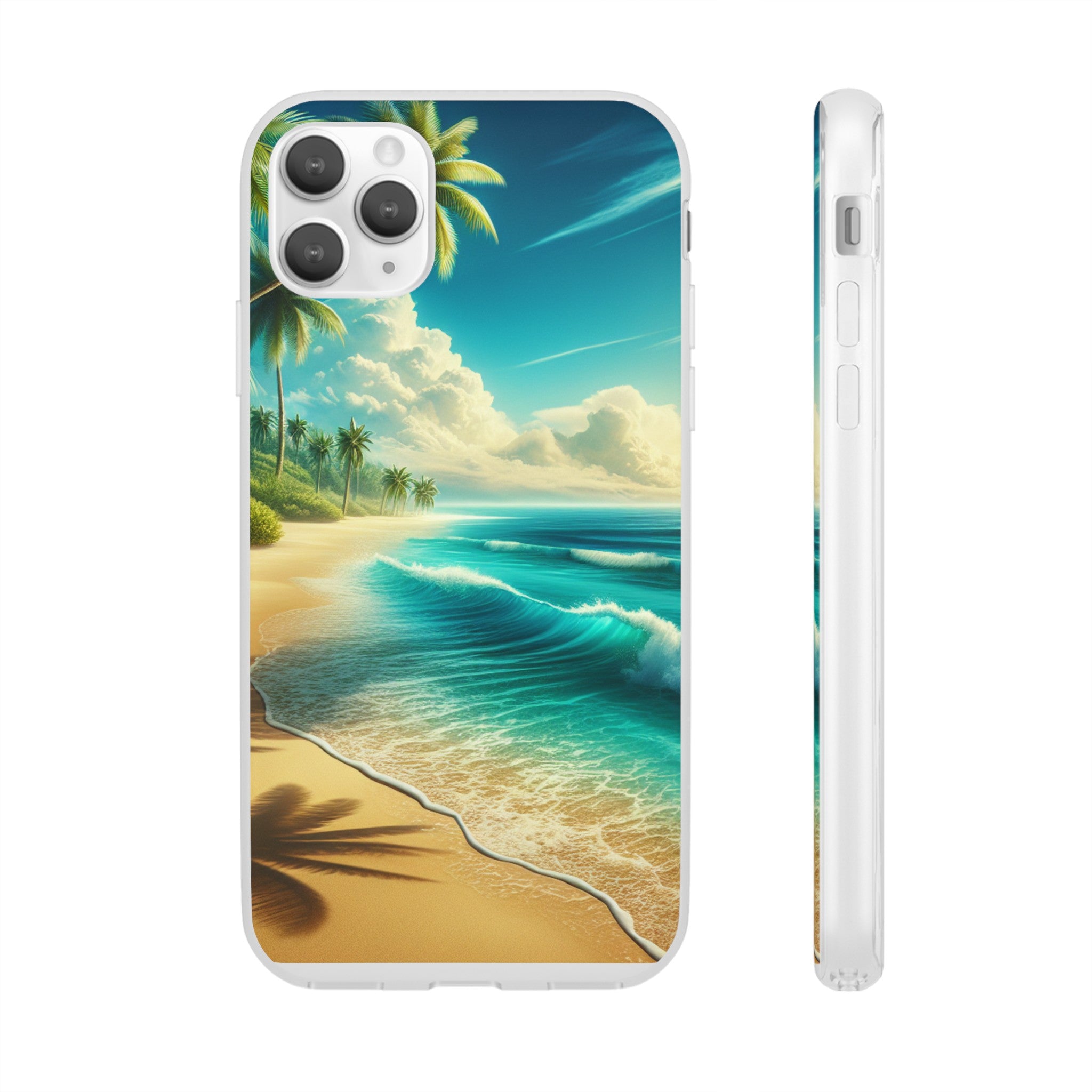 Strandparadies Handy Cover - Für iPhone & Samsung, Tauche ein in die Wellen - Die Inspiration für einen baldigen Urlaub