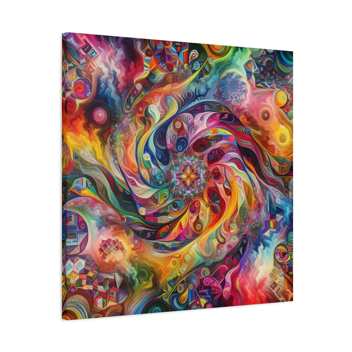 Bunte Spirale von Alabaster Fenton Fields    -Canvas -Wandgemälde