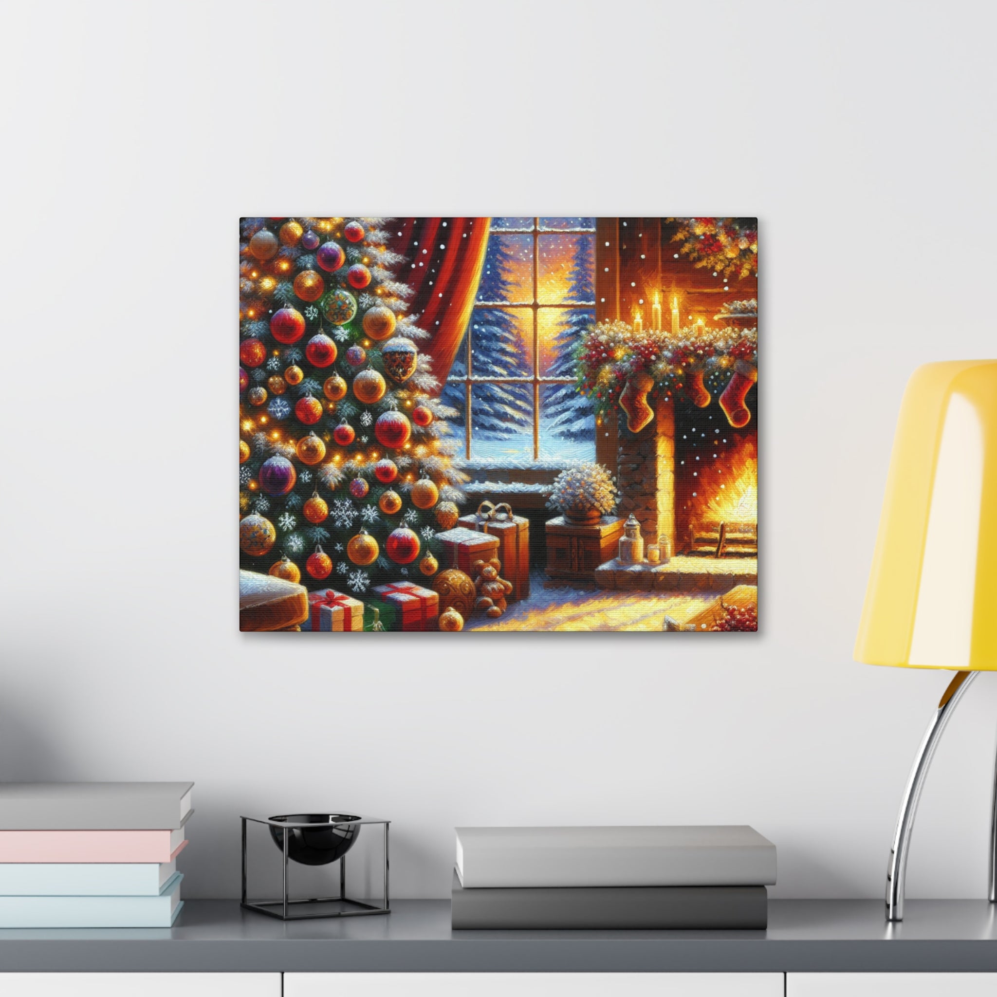 Christmas is coming von "Sebastian Delacroix"   -Canvas -Wandgemälde