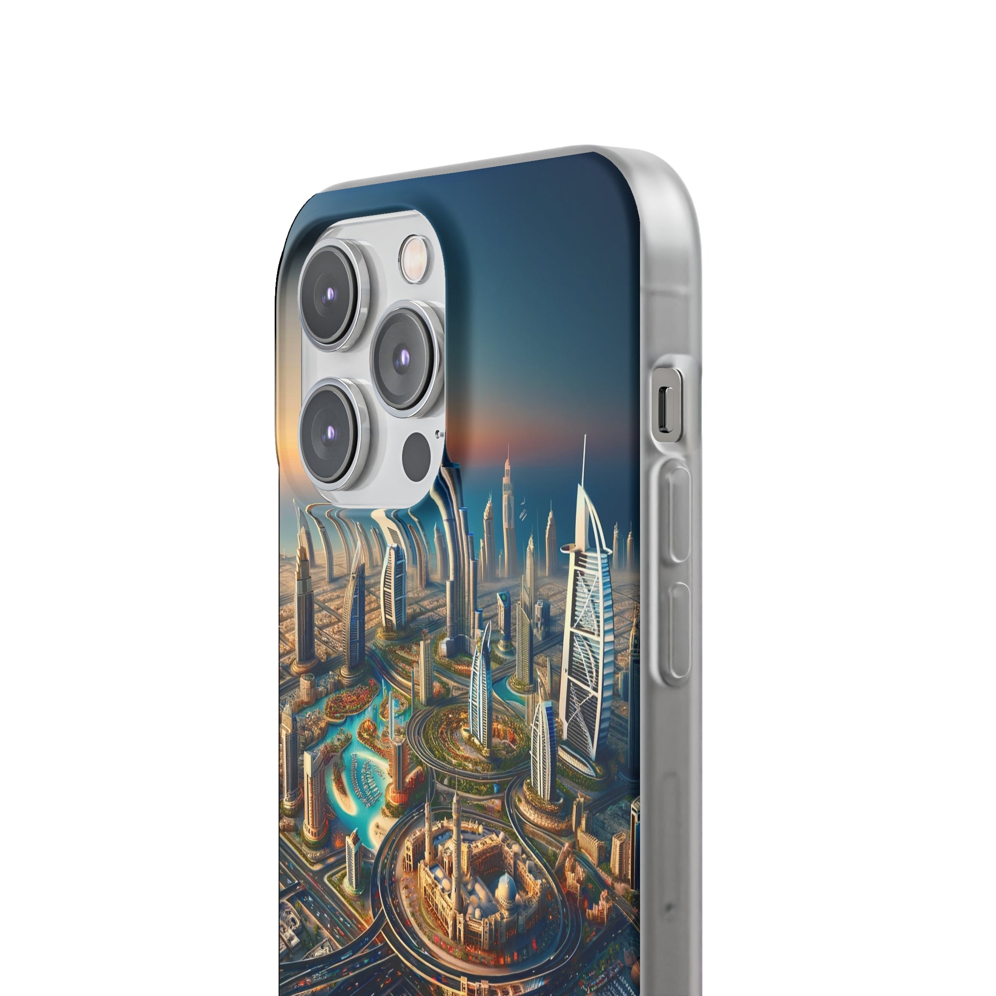 Dubai Dreams: Dein Handy-Cover in luxuriösem Glanz mit dem Design der Wahrzeichen Dubais wie z.B. Burj Khalifa oder dem Burj al Arab!