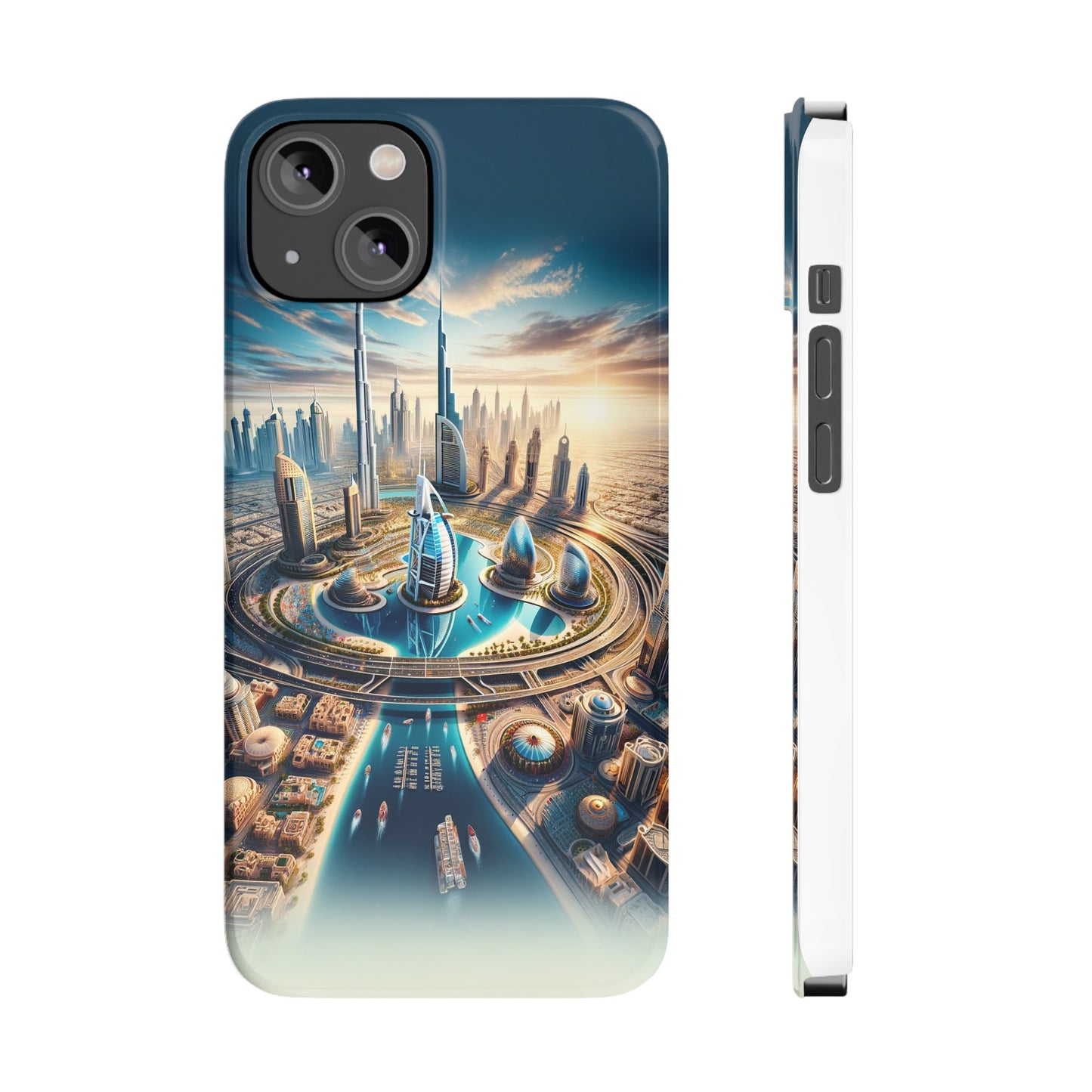 Dubai Dreams: Dein Handy-Cover in luxuriösem Glanz mit dem Design der Wahrzeichen Dubais wie z.B. Burj Khalifa oder dem Burj al Arab!