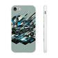 High-Speed Elegance: Sleek Futurism Car-Themed Handy - Cover