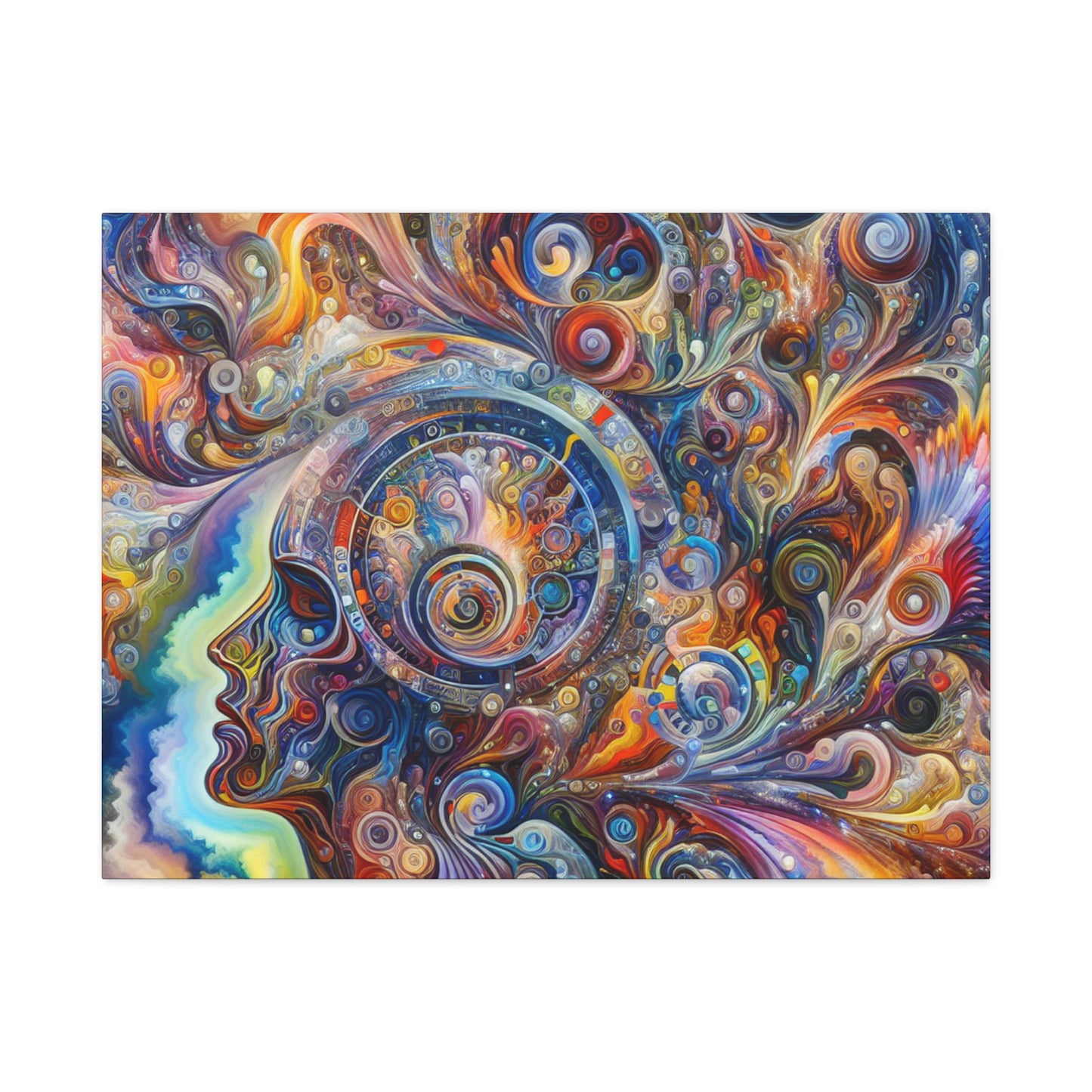 bunter Punk vonTheodore Vanborough Bloomfield     -Canvas