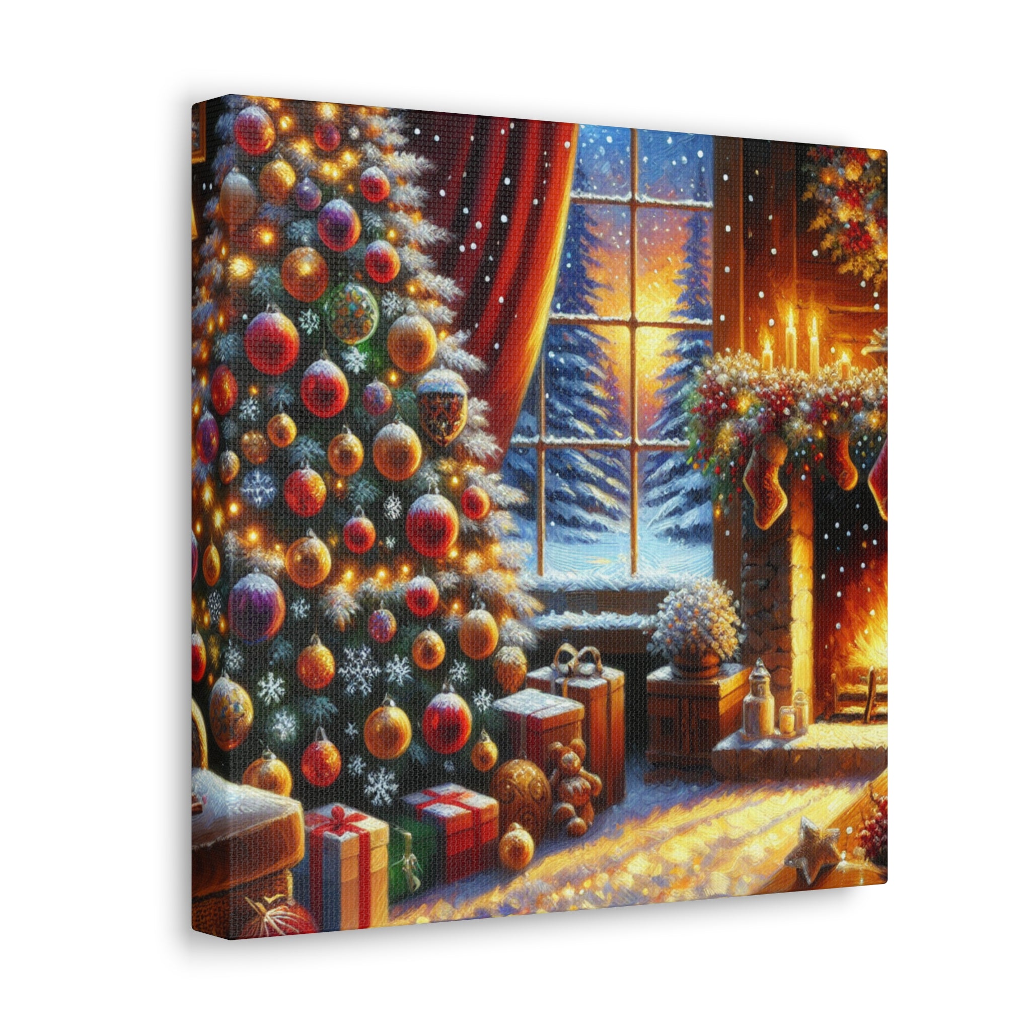 Christmas is coming von "Sebastian Delacroix"   -Canvas -Wandgemälde