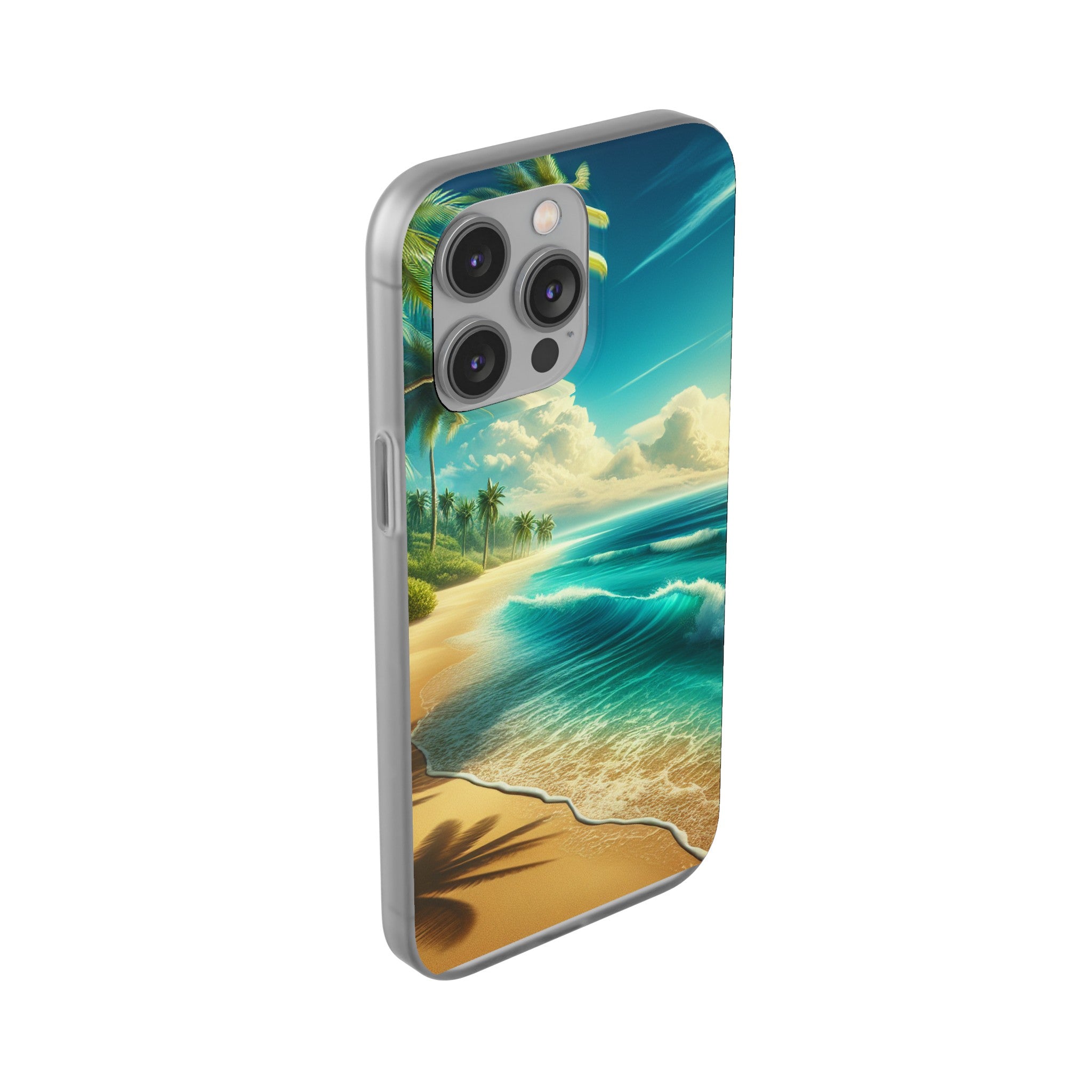 Strandparadies Handy Cover - Für iPhone & Samsung, Tauche ein in die Wellen - Die Inspiration für einen baldigen Urlaub