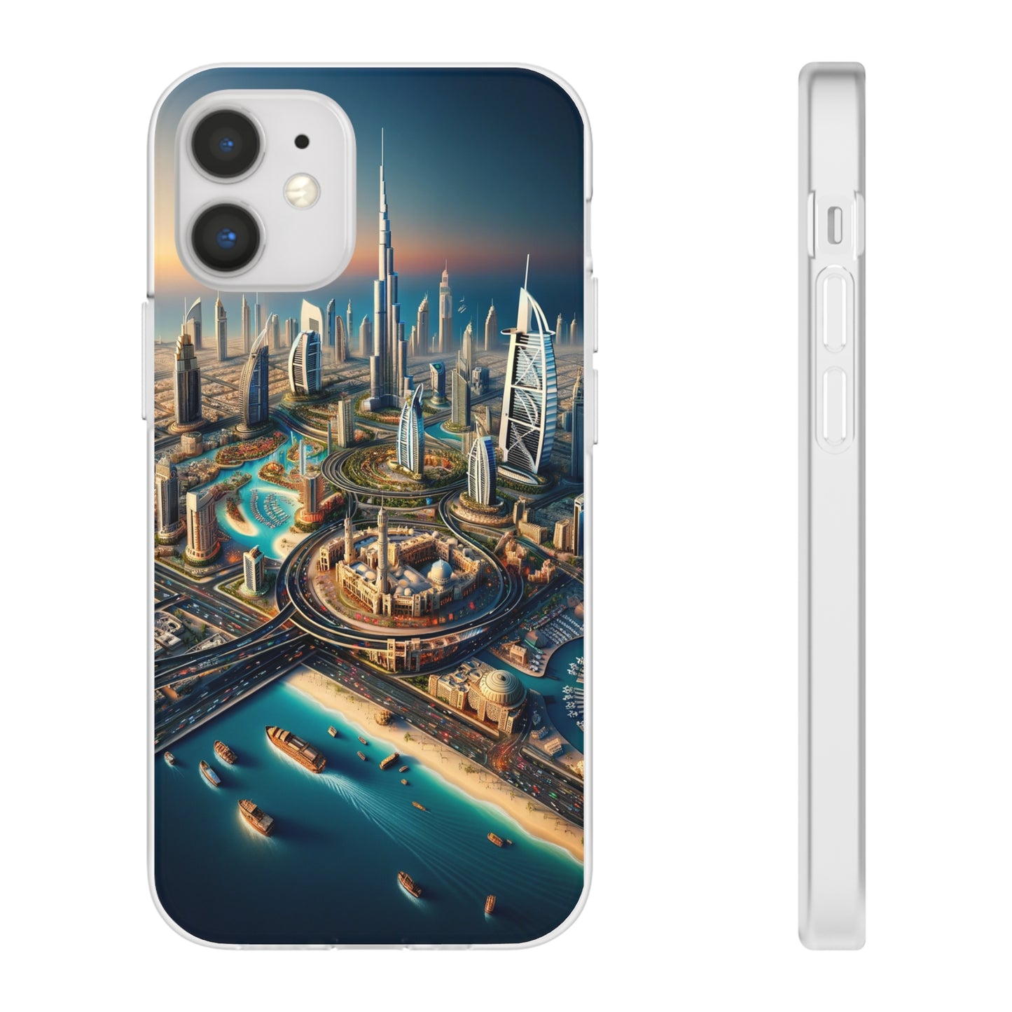Dubai Dreams: Dein Handy-Cover in luxuriösem Glanz mit dem Design der Wahrzeichen Dubais wie z.B. Burj Khalifa oder dem Burj al Arab!