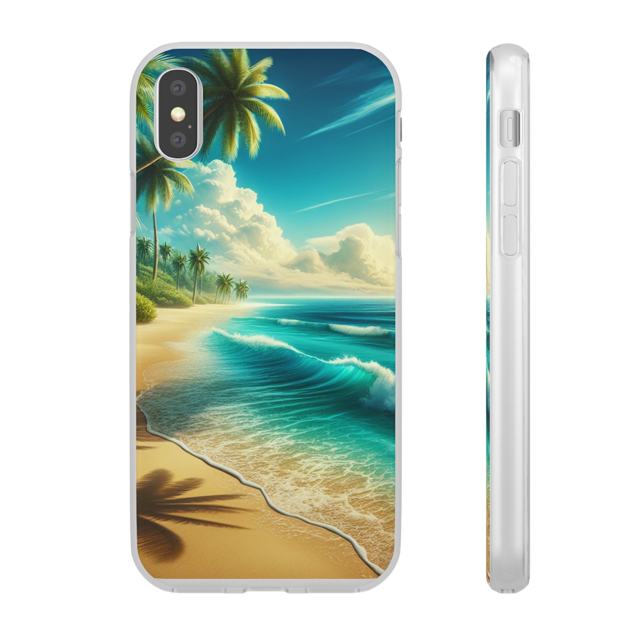 Strandparadies Handy Cover - Für iPhone & Samsung, Tauche ein in die Wellen - Die Inspiration für einen baldigen Urlaub