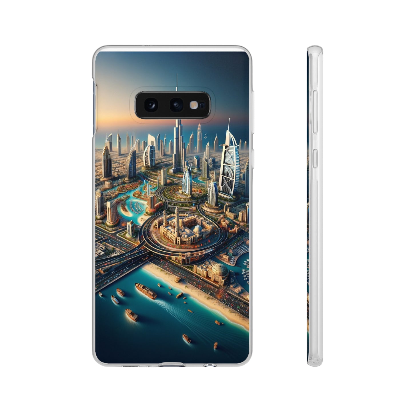 Dubai Dreams: Dein Handy-Cover in luxuriösem Glanz mit dem Design der Wahrzeichen Dubais wie z.B. Burj Khalifa oder dem Burj al Arab!