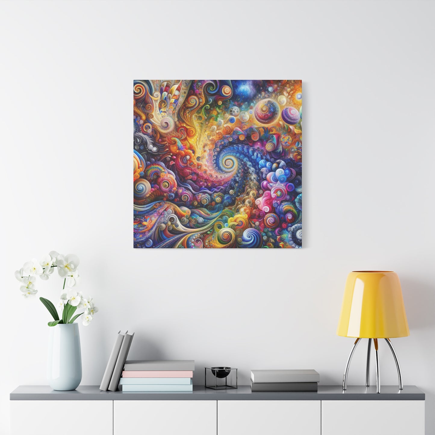 Farbenfrohe Blasen von Theodore Belleview Collection -Canvas -Wandgemälde