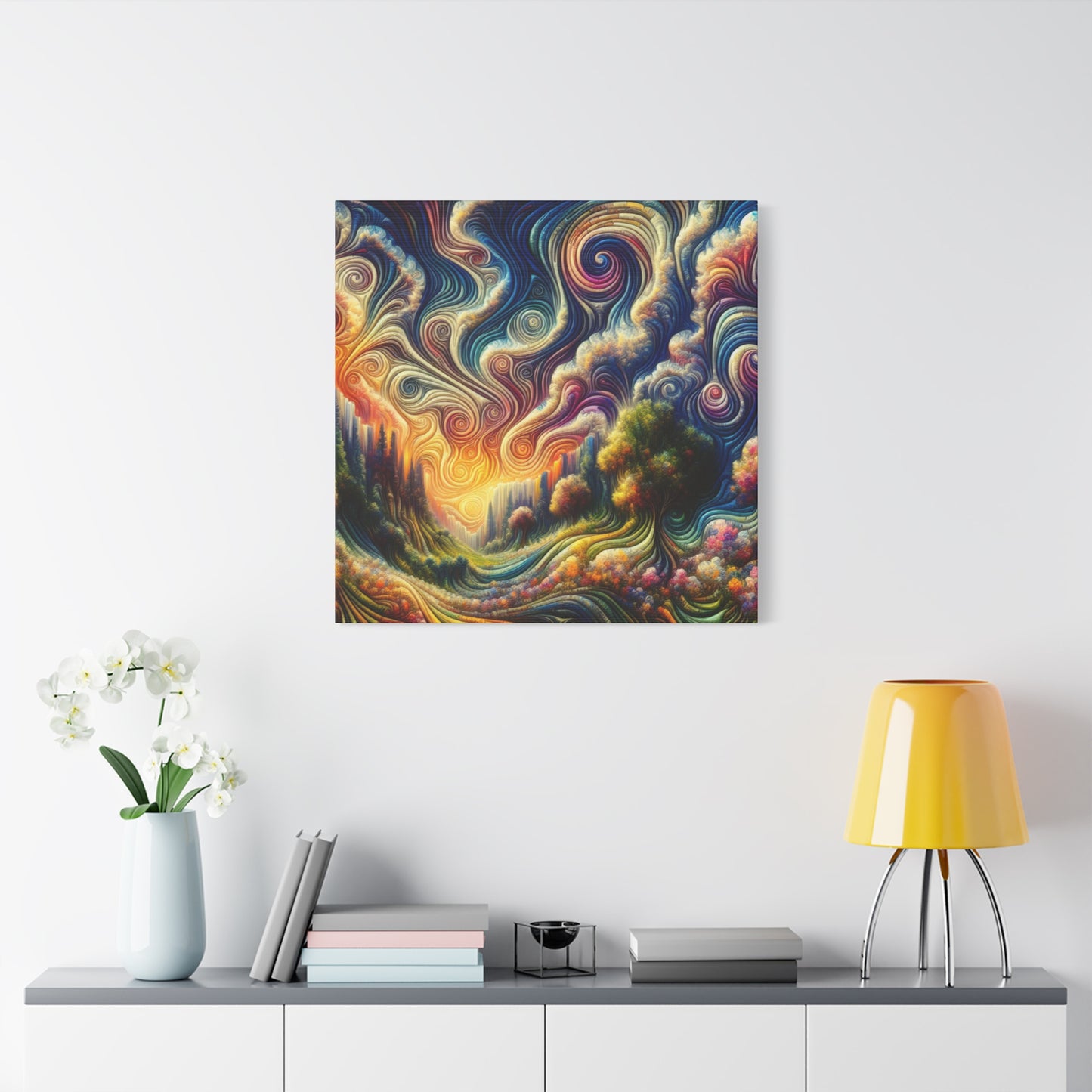 bebender Himmel von Edgar Bellefontaine    -Canvas -Wandgemälde