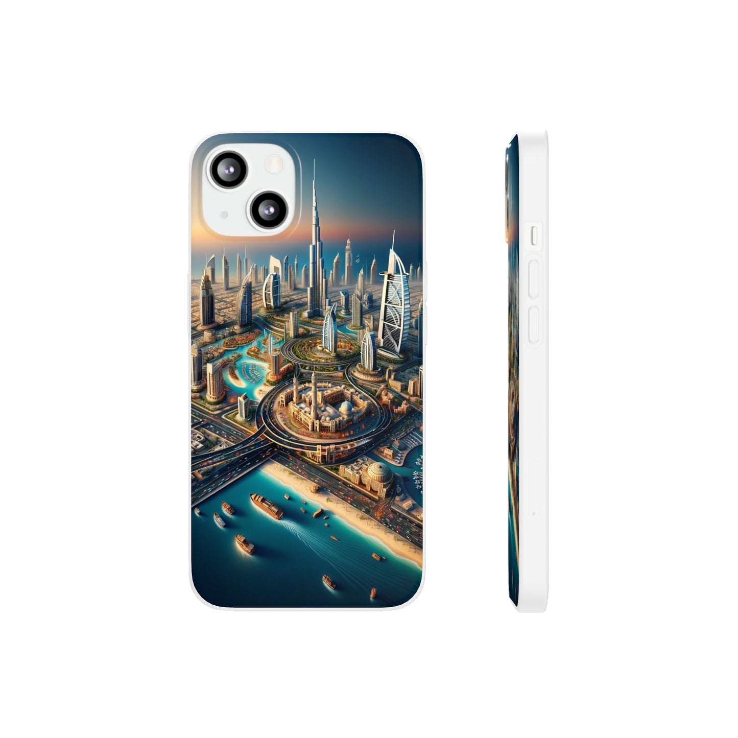 Dubai Dreams: Dein Handy-Cover in luxuriösem Glanz mit dem Design der Wahrzeichen Dubais wie z.B. Burj Khalifa oder dem Burj al Arab!