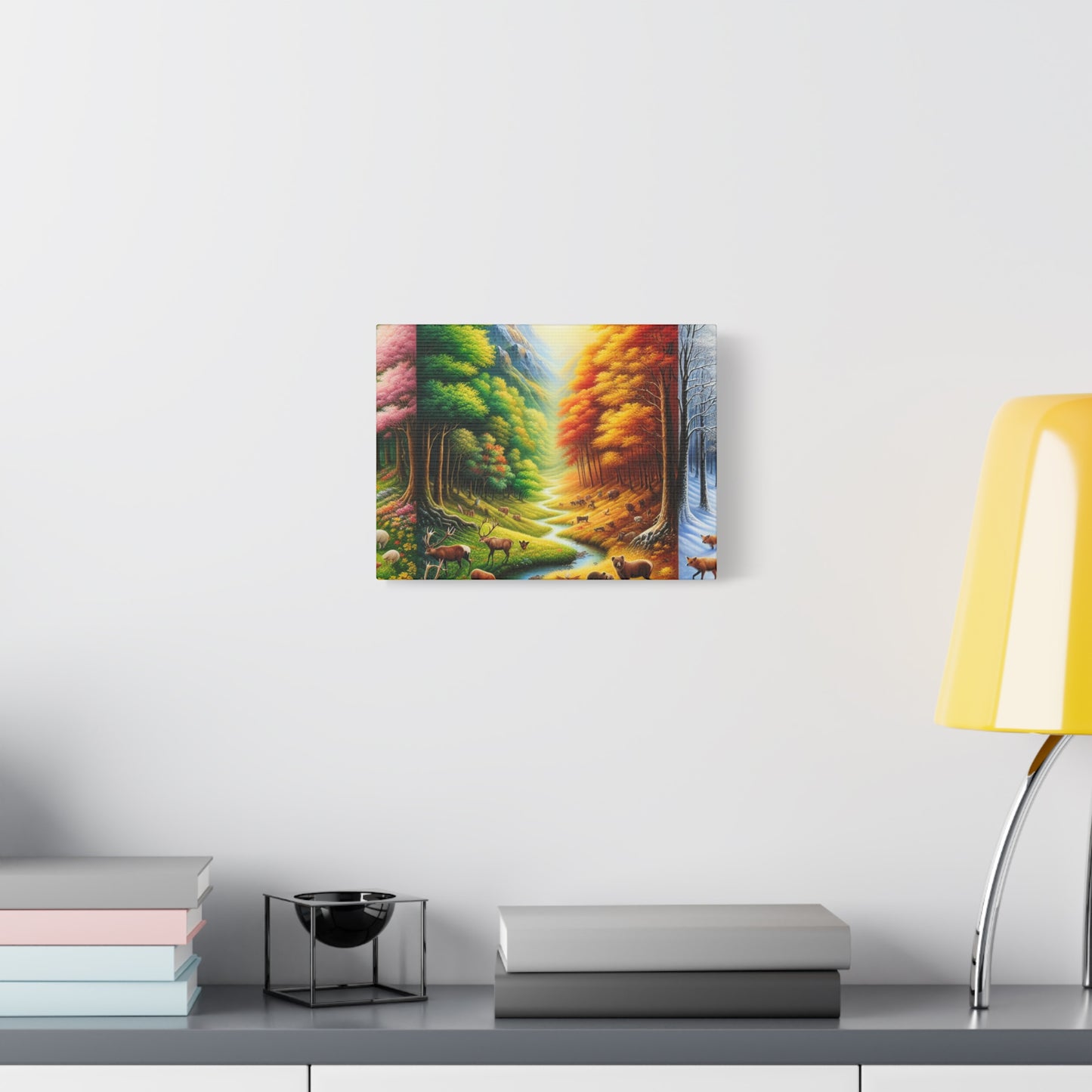 Tiere des Waldes von Benedict Rousseau Monet     -Canvas -Wandgemälde