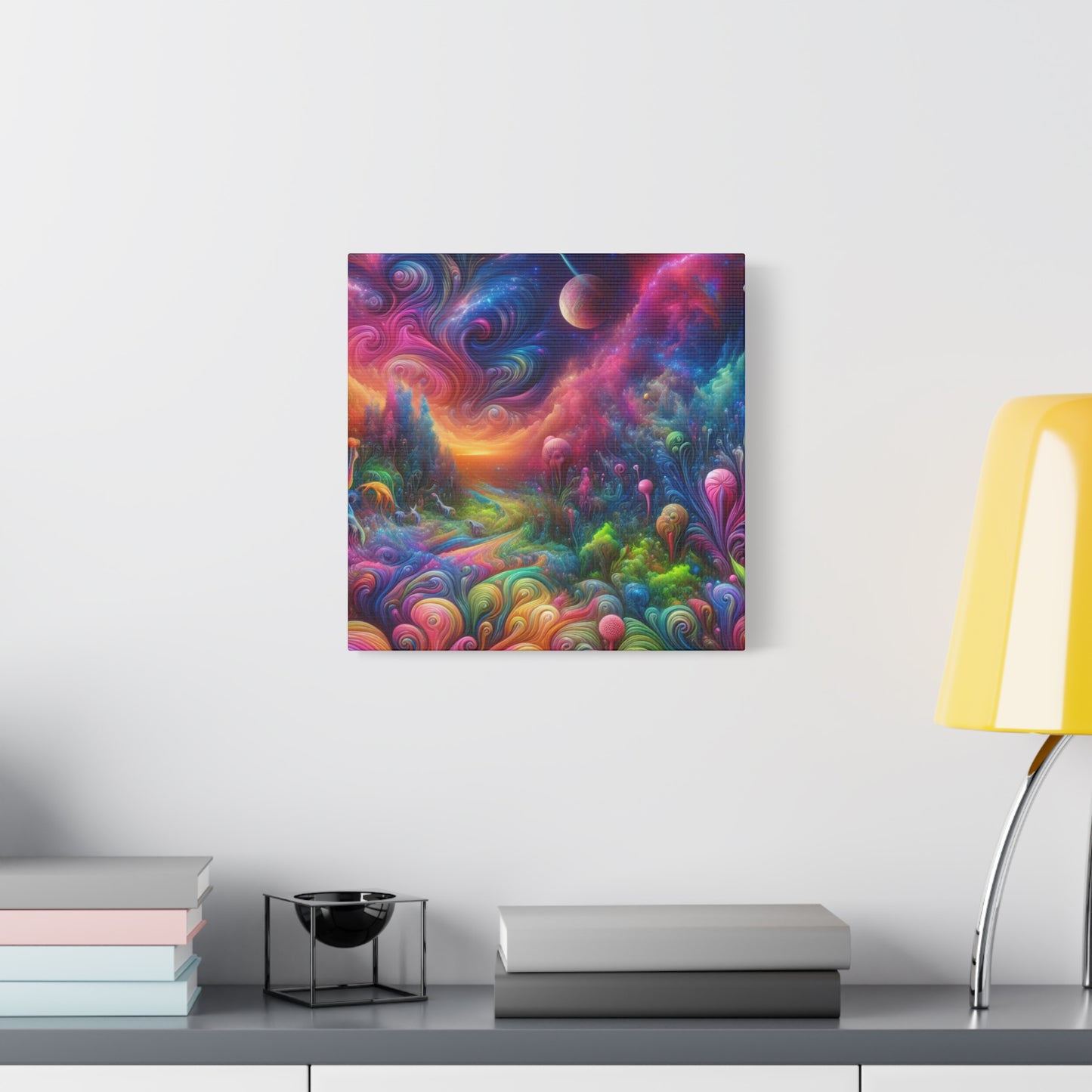 Wandgemälde von Theodore Auburnbrush   -Canvas-   -Trippy Painting-