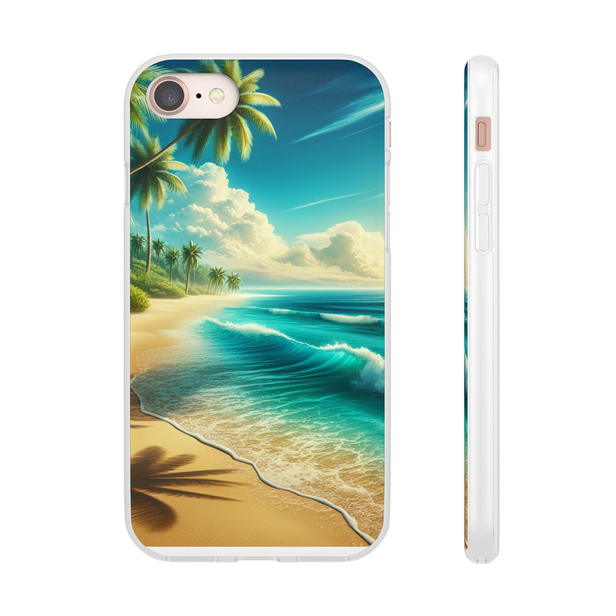 Strandparadies Handy Cover - Für iPhone & Samsung, Tauche ein in die Wellen - Die Inspiration für einen baldigen Urlaub