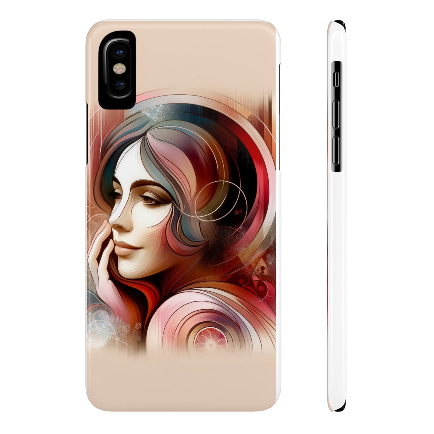 Herzensflüstern: Verzauberte Liebesmuse Handy - Cover - eine verliebte Frau