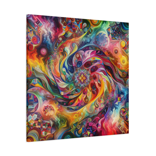 Bunte Spirale von Alabaster Fenton Fields    -Canvas -Wandgemälde
