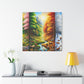 Tiere des Waldes von Benedict Rousseau Monet     -Canvas -Wandgemälde