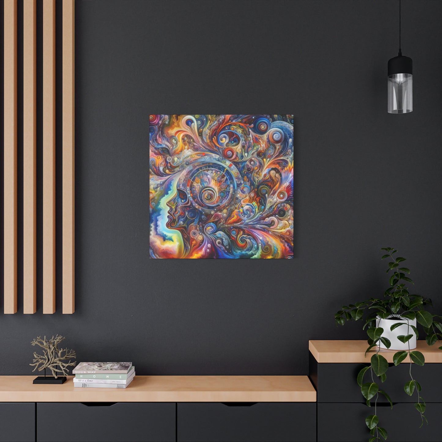 bunter Punk vonTheodore Vanborough Bloomfield     -Canvas