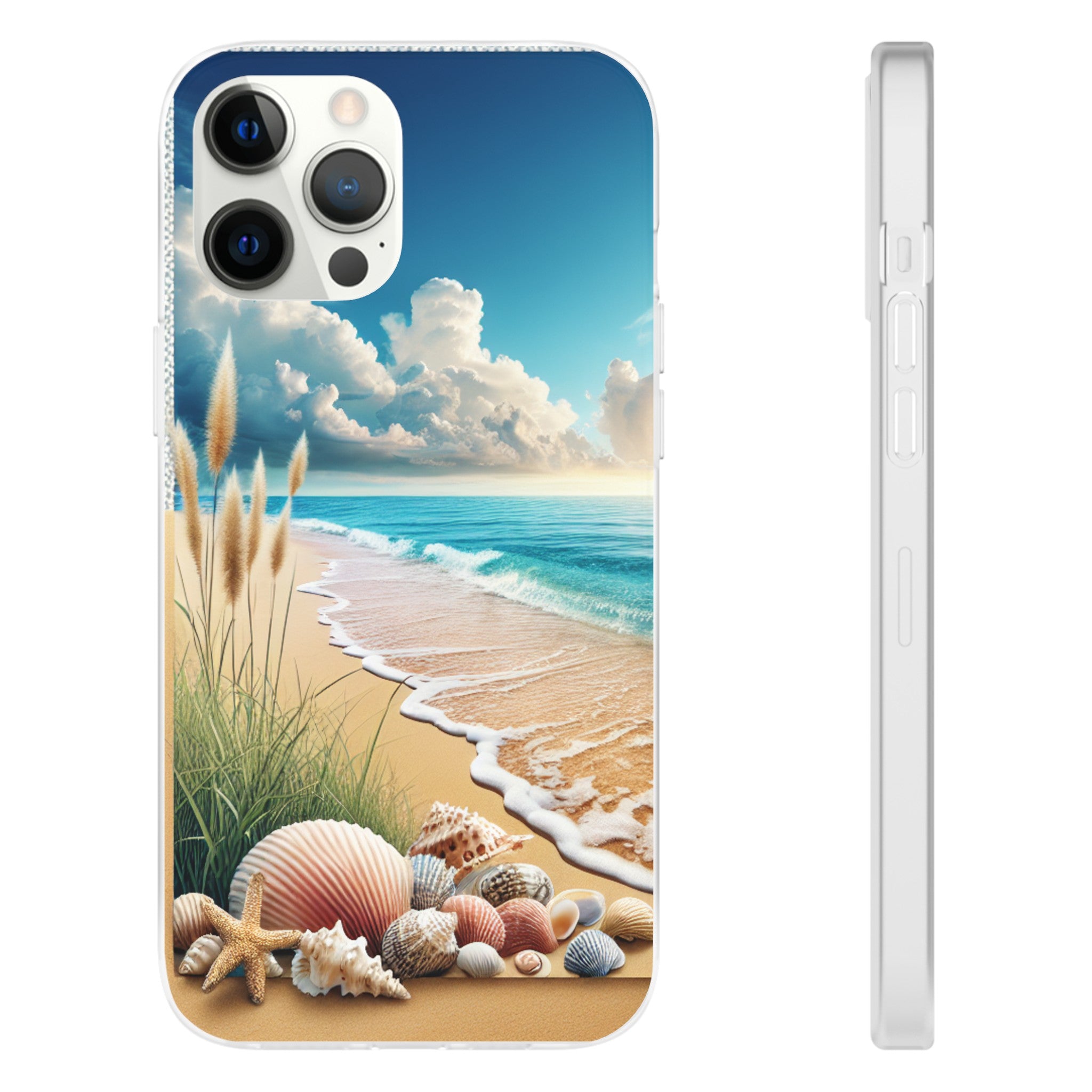 Strandparadies Handy Cover - Für iPhone & Samsung, Tauche ein in die Wellen - Die Inspiration für einen baldigen Urlaub