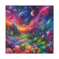 Wandgemälde von Theodore Auburnbrush   -Canvas-   -Trippy Painting-