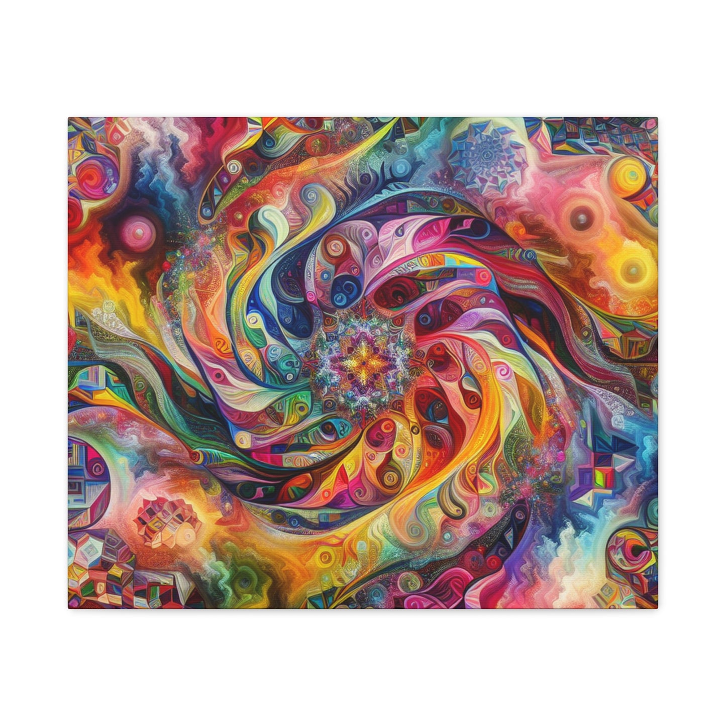 Bunte Spirale von Alabaster Fenton Fields    -Canvas -Wandgemälde