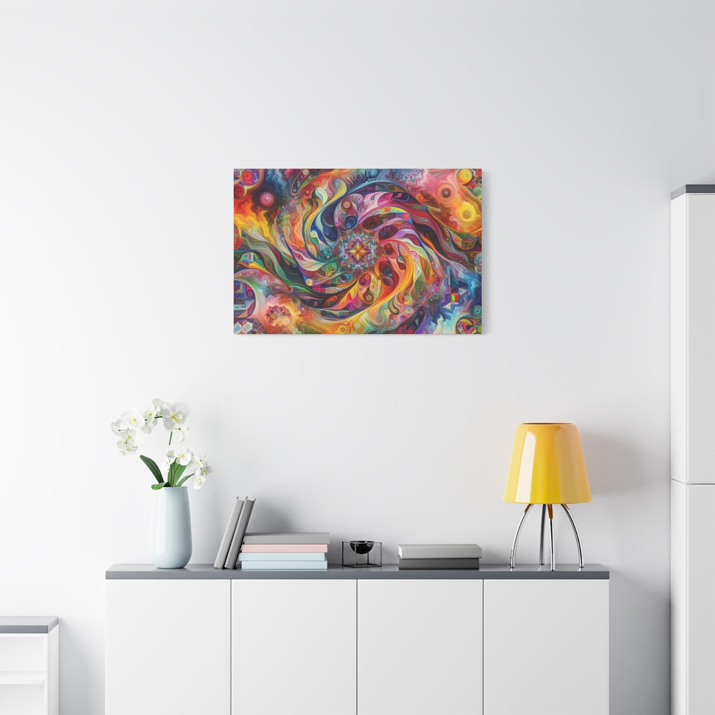 Bunte Spirale von Alabaster Fenton Fields    -Canvas -Wandgemälde