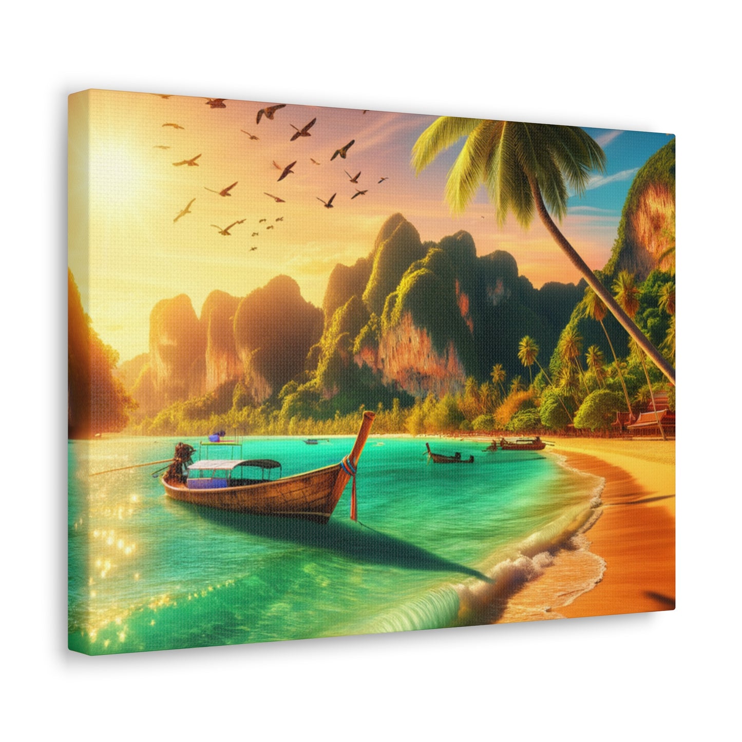 Entdecke die Schönheit Thailands: Atemberaubende Strand- und Meereslandschaften für dein Zuhause       - Canvas  - Wandbild