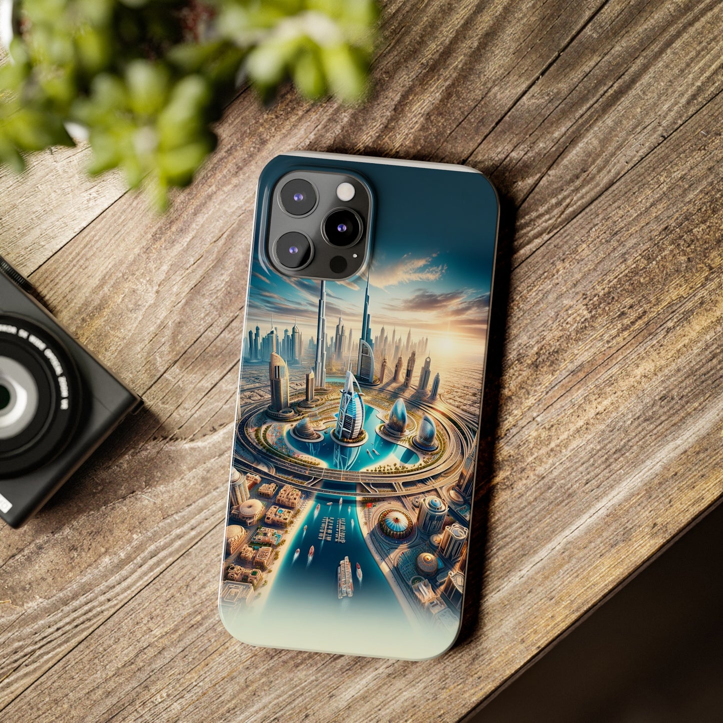 Dubai Dreams: Dein Handy-Cover in luxuriösem Glanz mit dem Design der Wahrzeichen Dubais wie z.B. Burj Khalifa oder dem Burj al Arab!