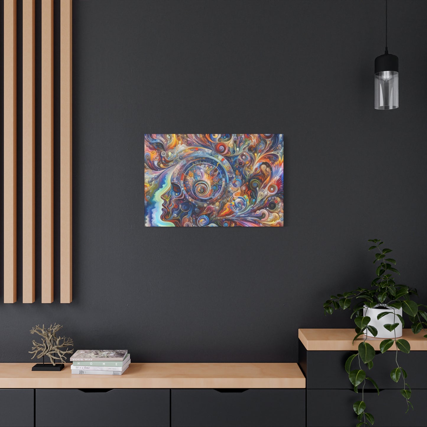 bunter Punk vonTheodore Vanborough Bloomfield     -Canvas